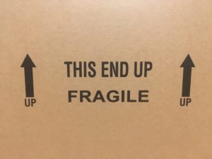 Fragile Sign for Shipping Box